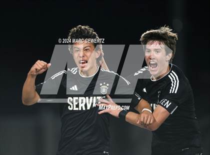Thumbnail 2 in Servite vs. Orange Lutheran (CIF-SS Division 1 Final) photogallery.