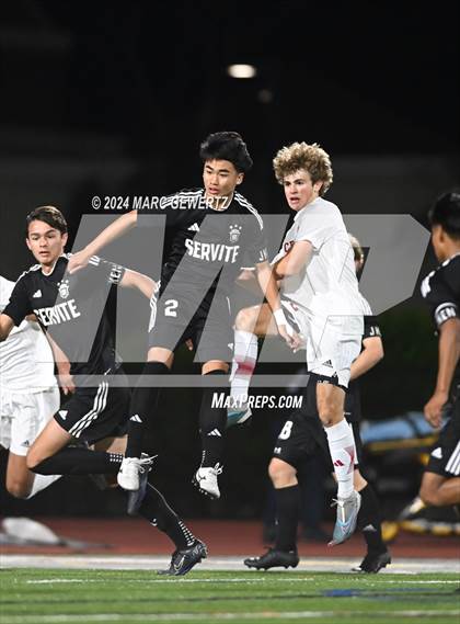 Thumbnail 3 in Servite vs. Orange Lutheran (CIF-SS Division 1 Final) photogallery.