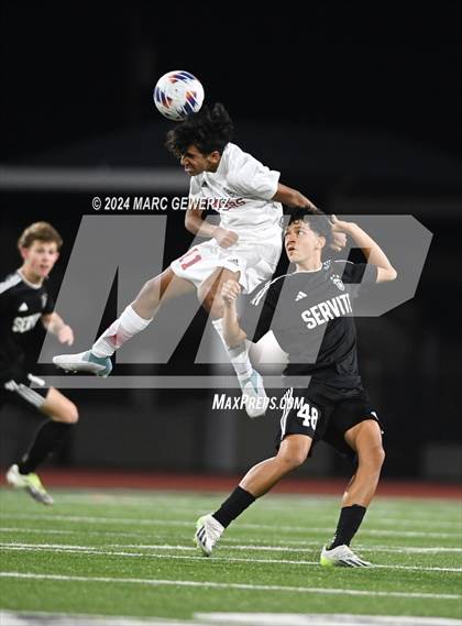 Thumbnail 2 in Servite vs. Orange Lutheran (CIF-SS Division 1 Final) photogallery.