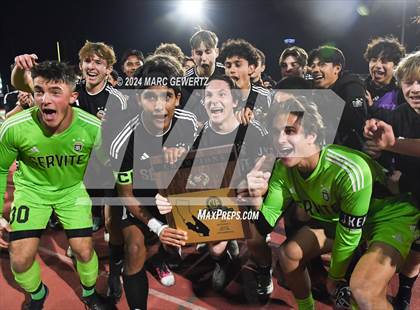 Thumbnail 2 in Servite vs. Orange Lutheran (CIF-SS Division 1 Final) photogallery.