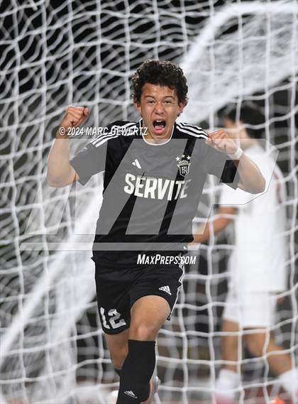 Thumbnail 1 in Servite vs. Orange Lutheran (CIF-SS Division 1 Final) photogallery.