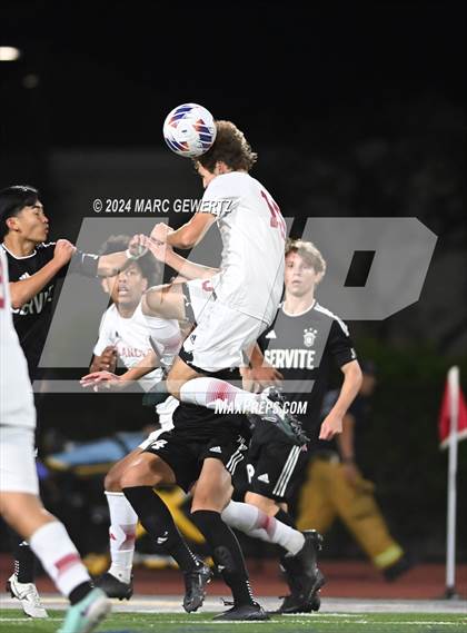 Thumbnail 1 in Servite vs. Orange Lutheran (CIF-SS Division 1 Final) photogallery.