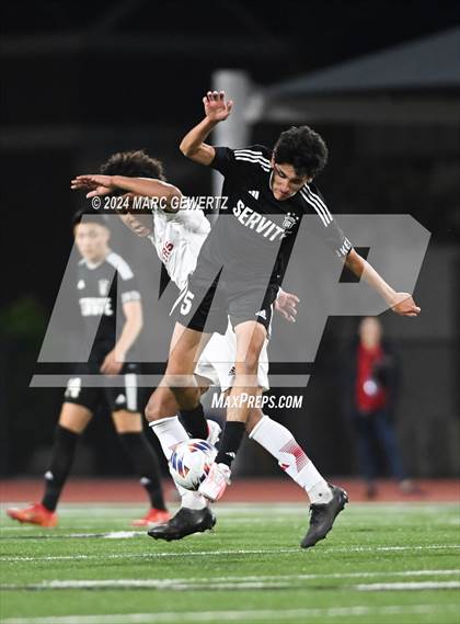 Thumbnail 3 in Servite vs. Orange Lutheran (CIF-SS Division 1 Final) photogallery.