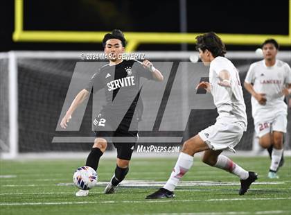 Thumbnail 3 in Servite vs. Orange Lutheran (CIF-SS Division 1 Final) photogallery.