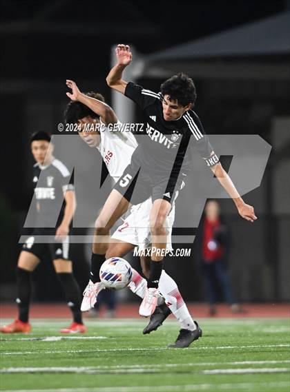 Thumbnail 2 in Servite vs. Orange Lutheran (CIF-SS Division 1 Final) photogallery.