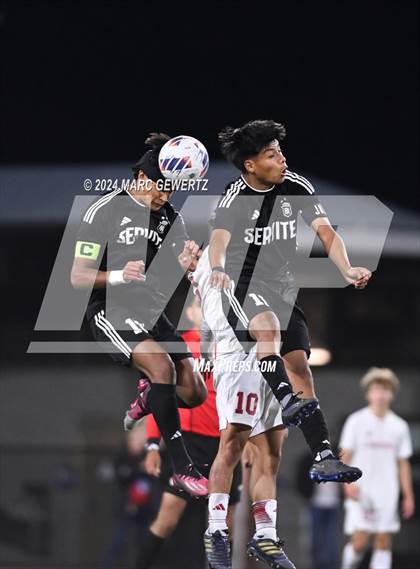 Thumbnail 3 in Servite vs. Orange Lutheran (CIF-SS Division 1 Final) photogallery.