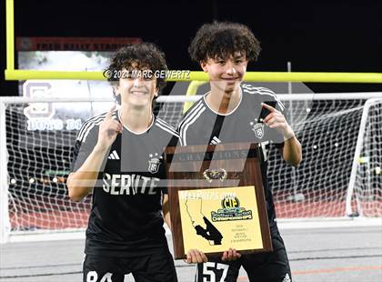 Thumbnail 1 in Servite vs. Orange Lutheran (CIF-SS Division 1 Final) photogallery.