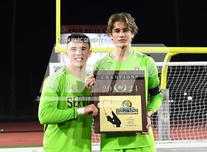 Thumbnail 3 in Servite vs. Orange Lutheran (CIF-SS Division 1 Final) photogallery.