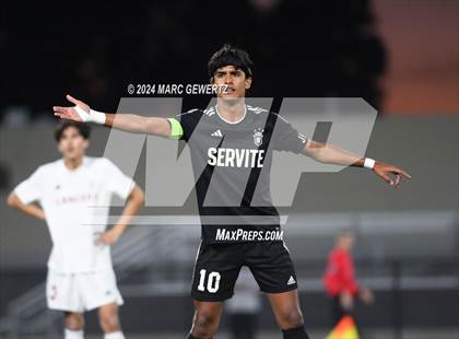 Thumbnail 1 in Servite vs. Orange Lutheran (CIF-SS Division 1 Final) photogallery.