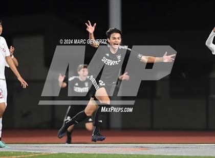 Thumbnail 3 in Servite vs. Orange Lutheran (CIF-SS Division 1 Final) photogallery.