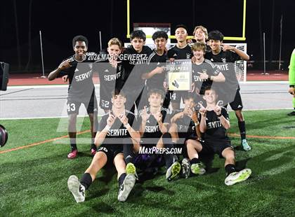Thumbnail 2 in Servite vs. Orange Lutheran (CIF-SS Division 1 Final) photogallery.