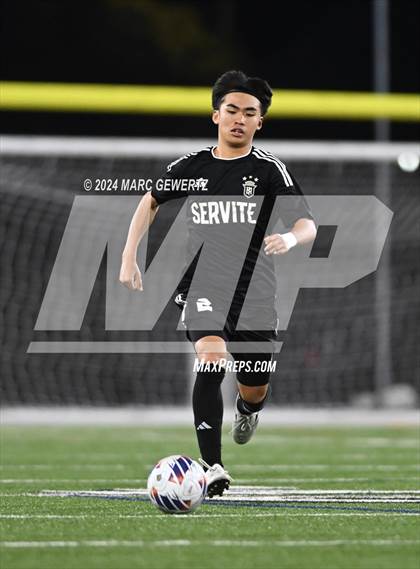 Thumbnail 2 in Servite vs. Orange Lutheran (CIF-SS Division 1 Final) photogallery.