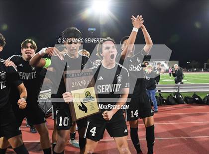 Thumbnail 2 in Servite vs. Orange Lutheran (CIF-SS Division 1 Final) photogallery.