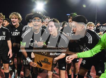 Thumbnail 3 in Servite vs. Orange Lutheran (CIF-SS Division 1 Final) photogallery.