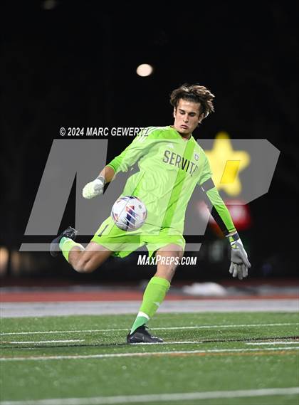 Thumbnail 2 in Servite vs. Orange Lutheran (CIF-SS Division 1 Final) photogallery.