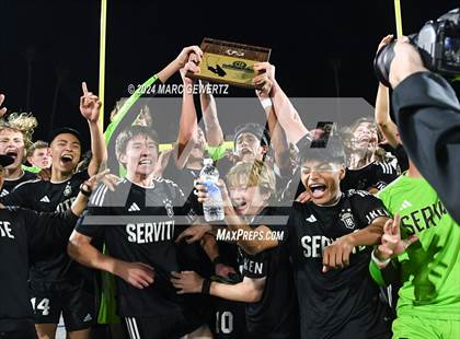Thumbnail 1 in Servite vs. Orange Lutheran (CIF-SS Division 1 Final) photogallery.