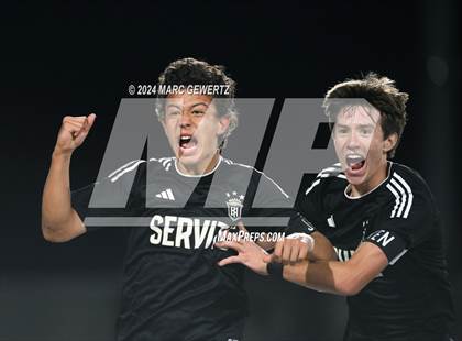 Thumbnail 3 in Servite vs. Orange Lutheran (CIF-SS Division 1 Final) photogallery.