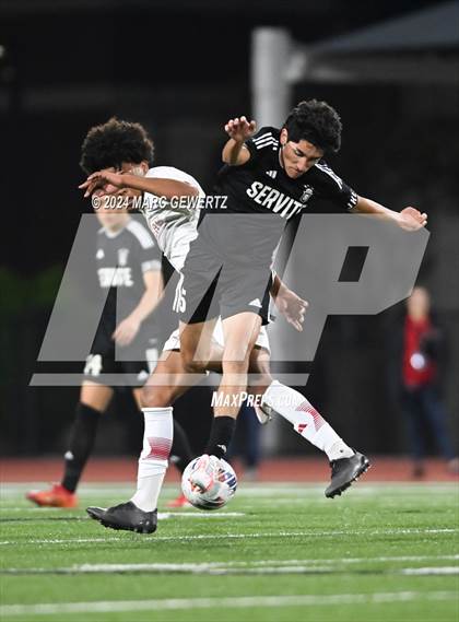 Thumbnail 1 in Servite vs. Orange Lutheran (CIF-SS Division 1 Final) photogallery.