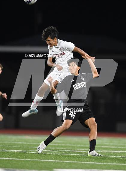 Thumbnail 1 in Servite vs. Orange Lutheran (CIF-SS Division 1 Final) photogallery.