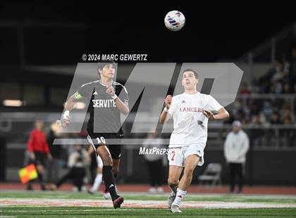 Thumbnail 2 in Servite vs. Orange Lutheran (CIF-SS Division 1 Final) photogallery.
