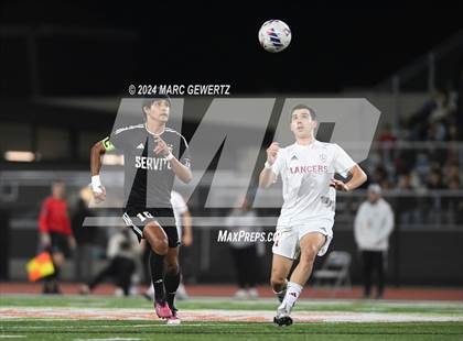 Thumbnail 1 in Servite vs. Orange Lutheran (CIF-SS Division 1 Final) photogallery.