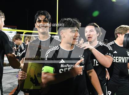 Thumbnail 2 in Servite vs. Orange Lutheran (CIF-SS Division 1 Final) photogallery.