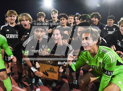 Thumbnail 1 in Servite vs. Orange Lutheran (CIF-SS Division 1 Final) photogallery.