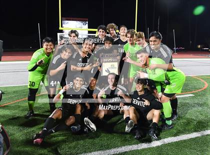 Thumbnail 3 in Servite vs. Orange Lutheran (CIF-SS Division 1 Final) photogallery.
