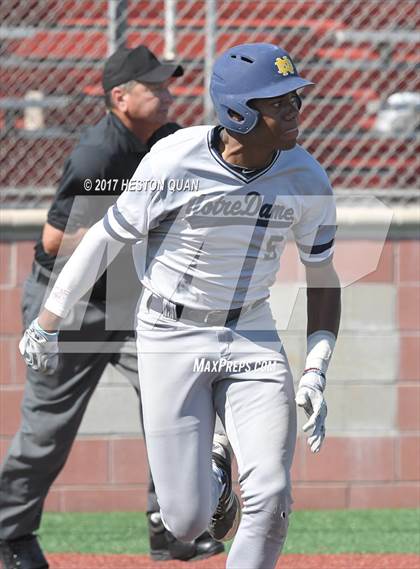 Thumbnail 2 in Notre Dame (SO) vs Mater Dei (Boras Classic South) photogallery.