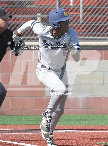 Thumbnail 3 in Notre Dame (SO) vs Mater Dei (Boras Classic South) photogallery.
