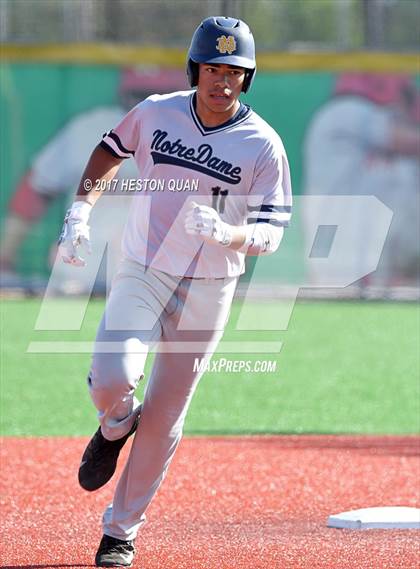 Thumbnail 3 in Notre Dame (SO) vs Mater Dei (Boras Classic South) photogallery.