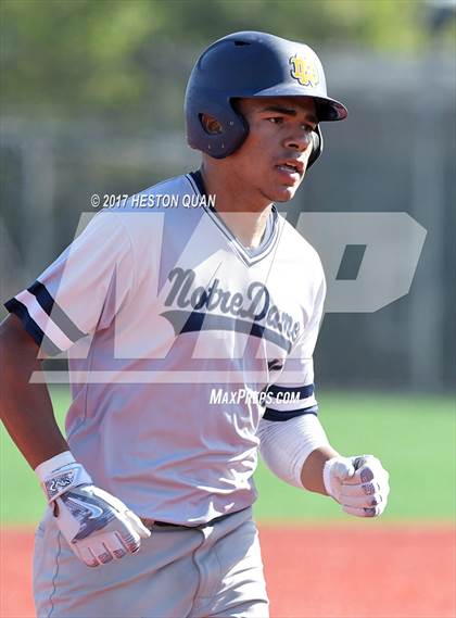 Thumbnail 1 in Notre Dame (SO) vs Mater Dei (Boras Classic South) photogallery.