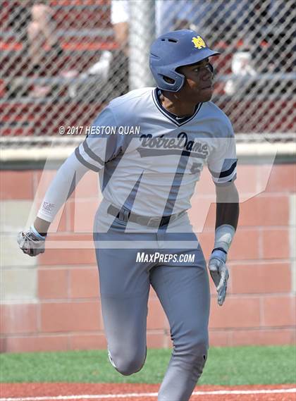 Thumbnail 2 in Notre Dame (SO) vs Mater Dei (Boras Classic South) photogallery.