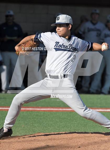 Thumbnail 2 in Notre Dame (SO) vs Mater Dei (Boras Classic South) photogallery.