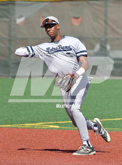 Thumbnail 2 in Notre Dame (SO) vs Mater Dei (Boras Classic South) photogallery.