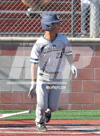 Thumbnail 1 in Notre Dame (SO) vs Mater Dei (Boras Classic South) photogallery.