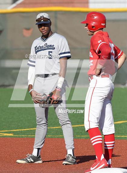 Thumbnail 2 in Notre Dame (SO) vs Mater Dei (Boras Classic South) photogallery.