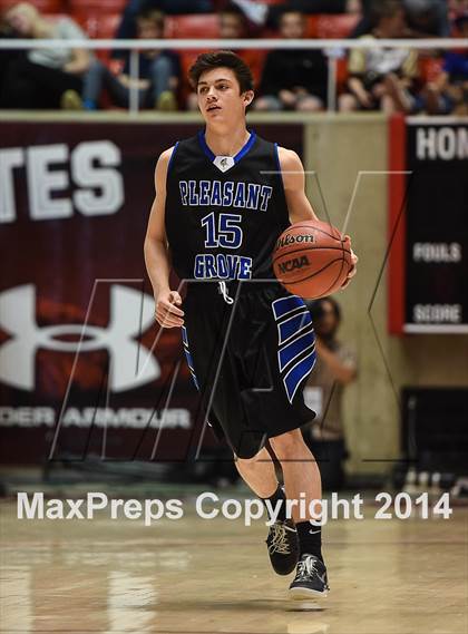 Thumbnail 1 in Pleasant Grove vs. Lone Peak (UHSAA 5A Final) photogallery.