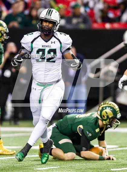Thumbnail 1 in Roswell vs. Grayson (GHSA 7A Final) photogallery.