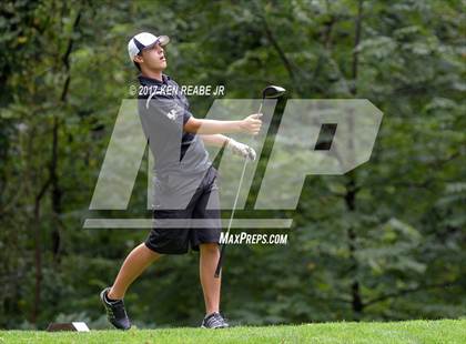 Thumbnail 2 in Westmoreland County Coaches Assoc - 2017 Boys Golf Championship photogallery.