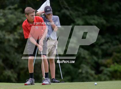 Thumbnail 3 in Westmoreland County Coaches Assoc - 2017 Boys Golf Championship photogallery.