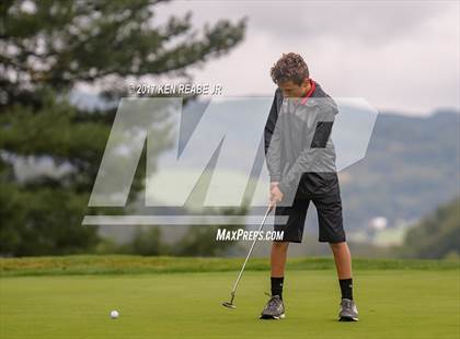 Thumbnail 2 in Westmoreland County Coaches Assoc - 2017 Boys Golf Championship photogallery.
