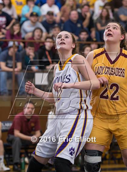 Thumbnail 1 in Elk County Catholic vs North Clarion (PIAA District IX A Semifinal) photogallery.