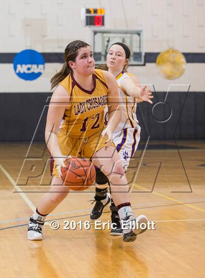 Thumbnail 2 in Elk County Catholic vs North Clarion (PIAA District IX A Semifinal) photogallery.