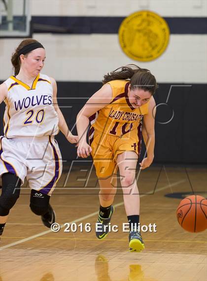 Thumbnail 1 in Elk County Catholic vs North Clarion (PIAA District IX A Semifinal) photogallery.