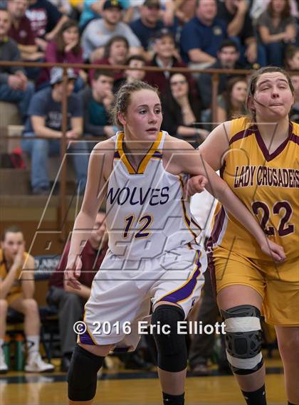 Thumbnail 3 in Elk County Catholic vs North Clarion (PIAA District IX A Semifinal) photogallery.