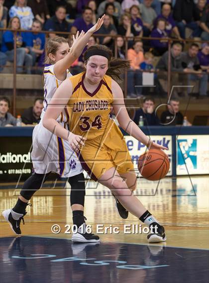 Thumbnail 2 in Elk County Catholic vs North Clarion (PIAA District IX A Semifinal) photogallery.