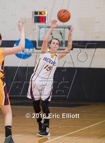 Thumbnail 2 in Elk County Catholic vs North Clarion (PIAA District IX A Semifinal) photogallery.