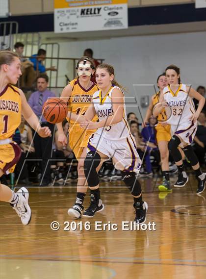 Thumbnail 1 in Elk County Catholic vs North Clarion (PIAA District IX A Semifinal) photogallery.