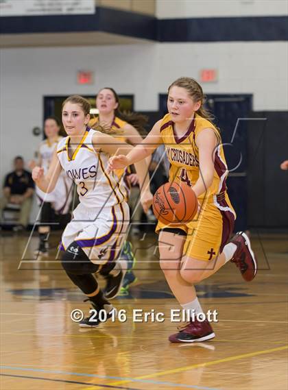 Thumbnail 2 in Elk County Catholic vs North Clarion (PIAA District IX A Semifinal) photogallery.